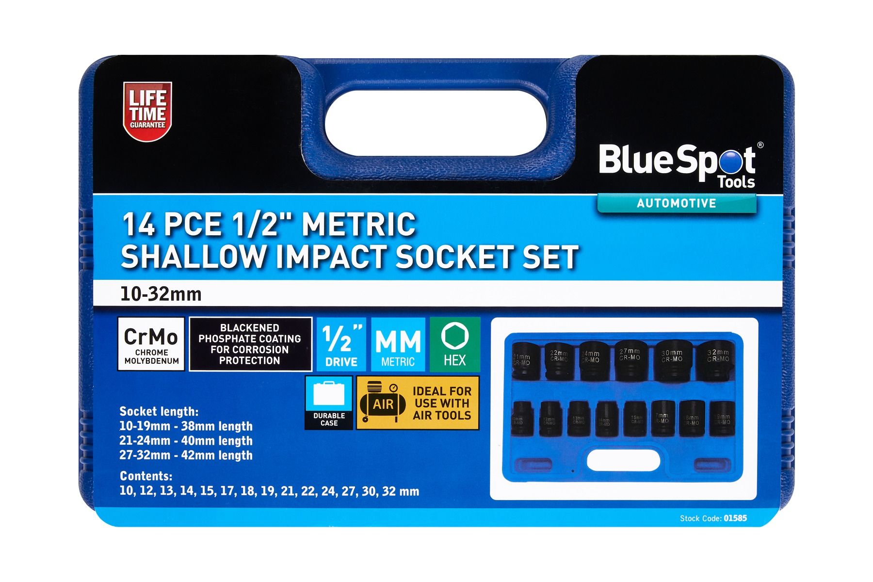 1/2″ Shallow Impact Socket Set