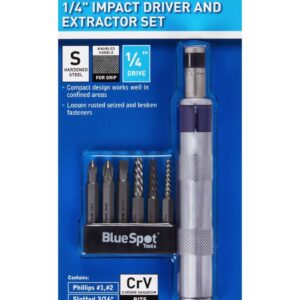 1/4" Impact Driver and Extractor Set