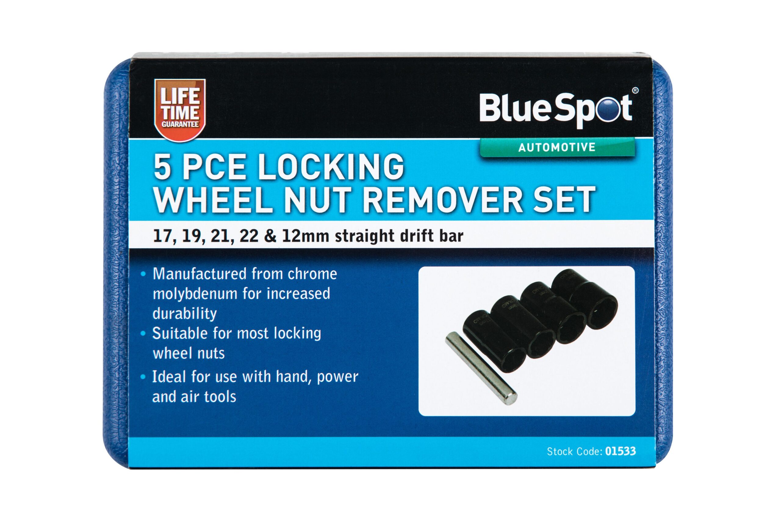 5pcs Impact Locking Wheel Nut Removal Set