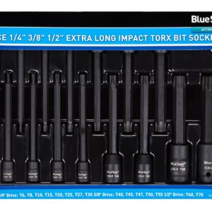 1/4 3/8 & 1/2 XL Torx bits