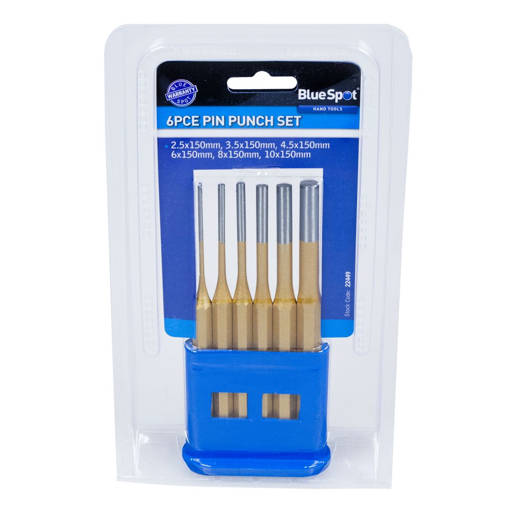 6pcs Punch Set Gold