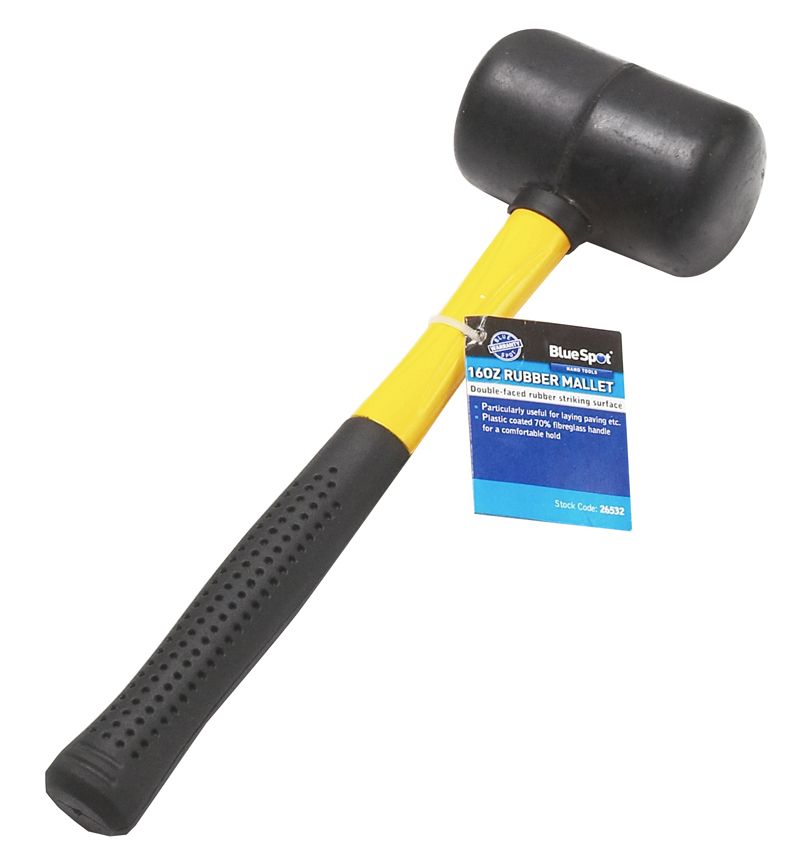 Rubber Hammer Plastic Handle