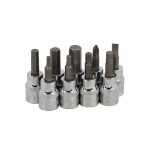 9PCS  3/8" Allen Key and Phillips Set