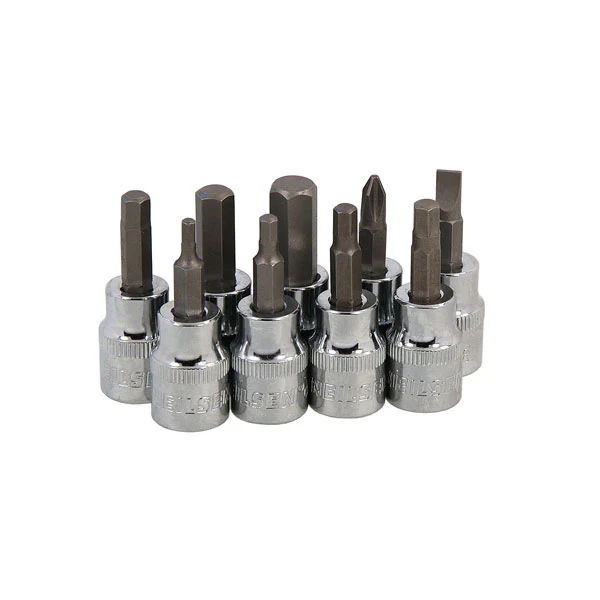 9PCS  3/8″ Allen Key and Phillips Set