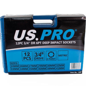 12pcs 3/4 socket set