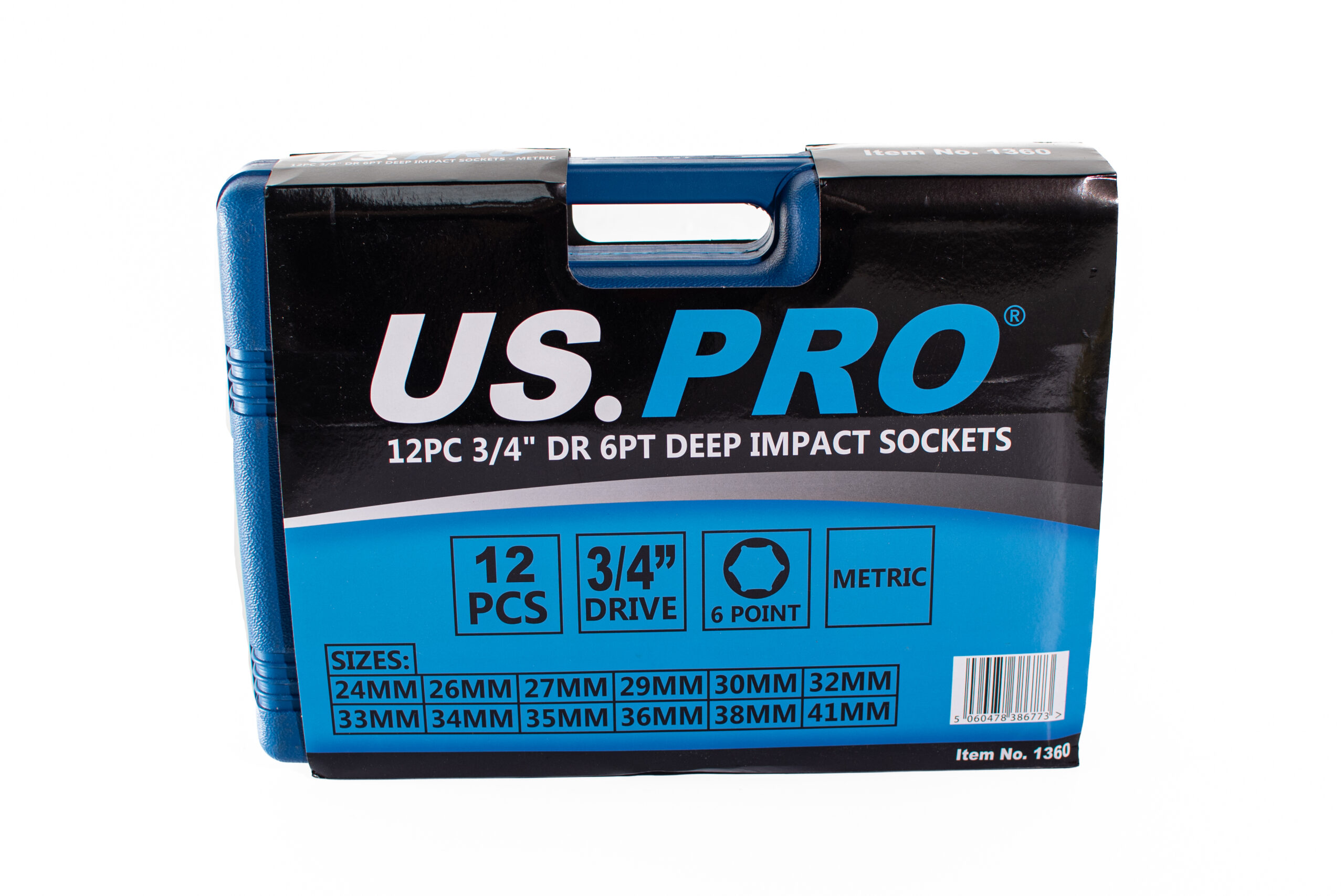 12pcs 3/4 socket set