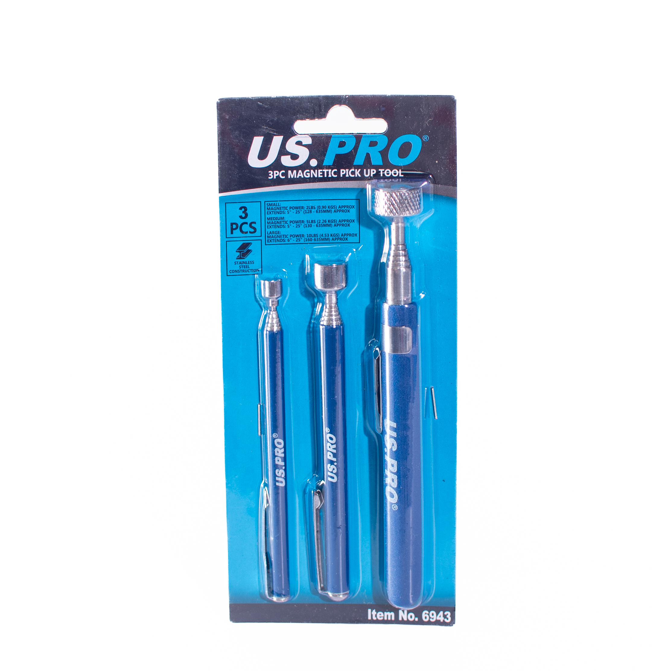 3pcs Magnetic Pick Up Tool