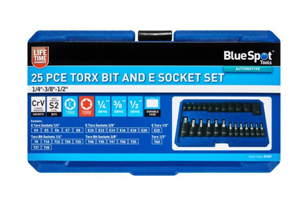 1/4 3/8 1/2 torx and e torx socket set