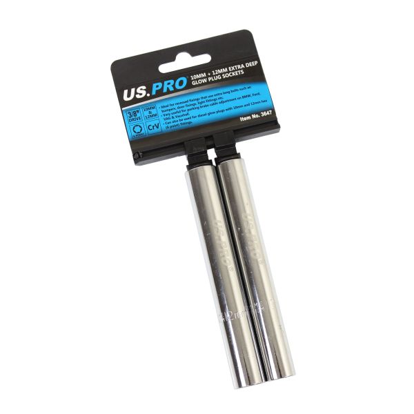 10mm + 12mm extra deep plug sockets - Image 2