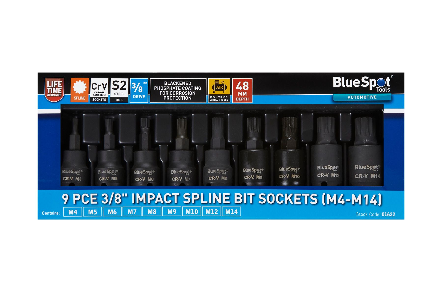 3/8 impact spline